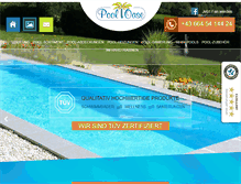 Tablet Screenshot of pool-oase.at